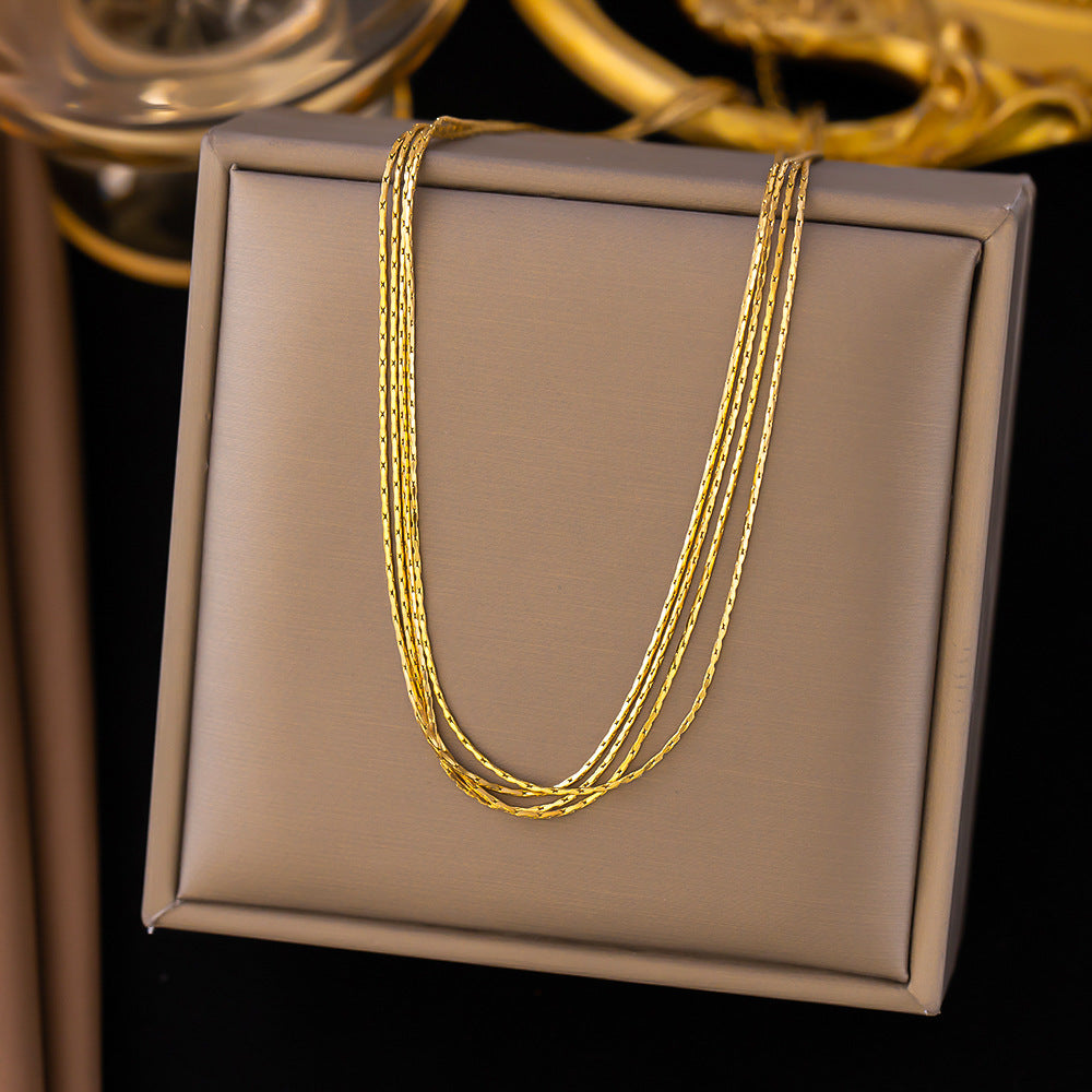 Sutra threaded necklace