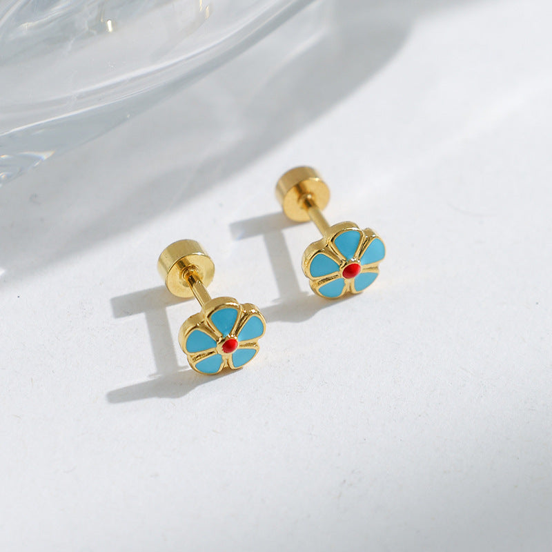 Flora pop earrings