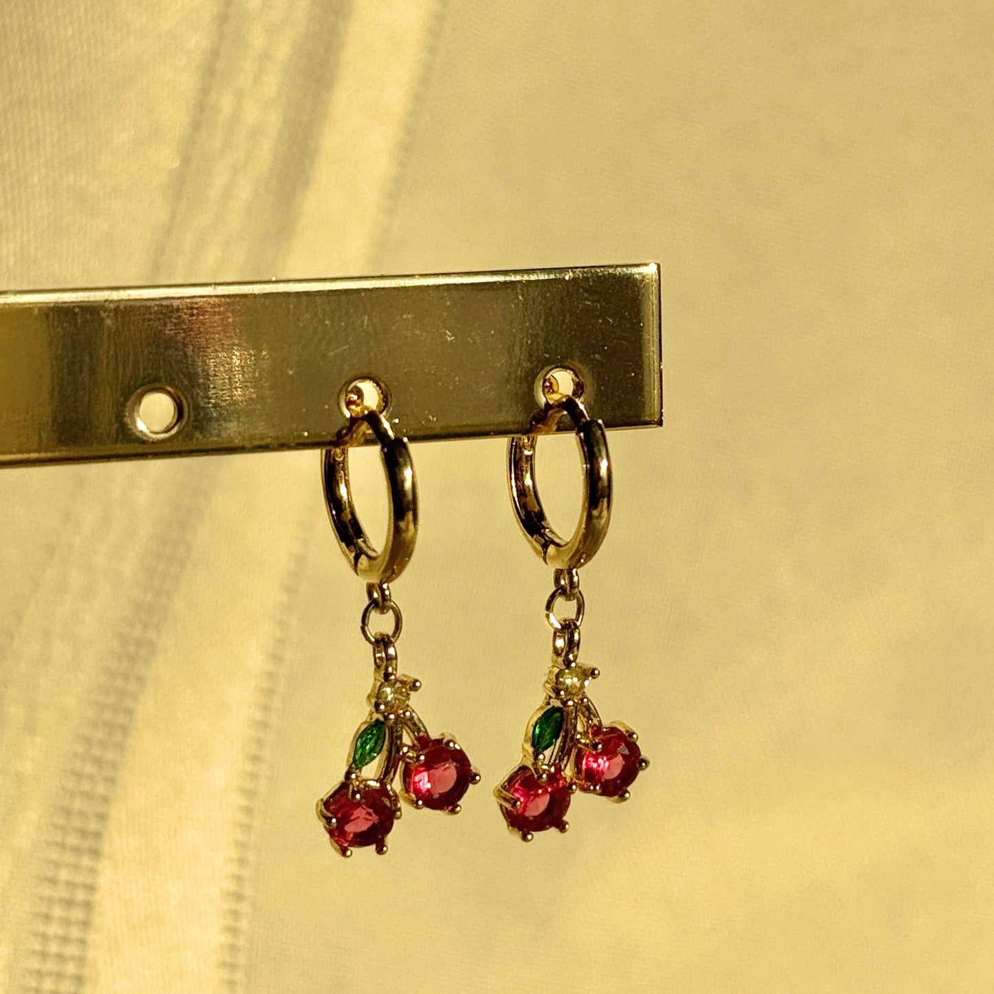 Cherry Glow Earrings